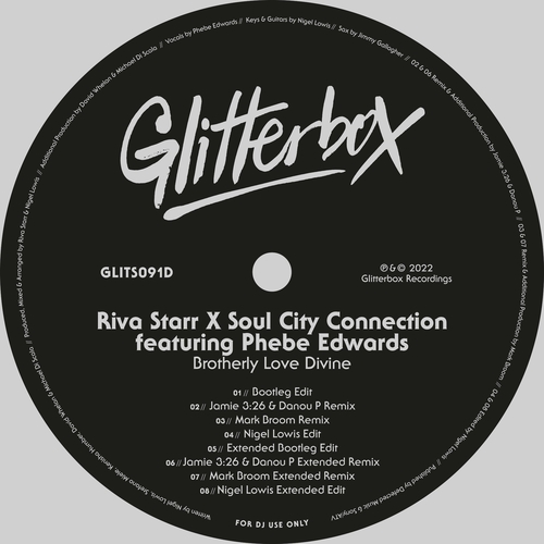 Riva Starr - Brotherly Love Divine (feat. Phebe Edwards) [GLITS091D2]